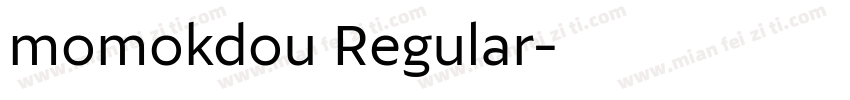 momokdou Regular字体转换